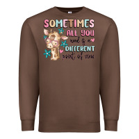 Chestnut sometimes all you need is a different point of  vi Premium Sweatshirt - MaliasSmallBusiness