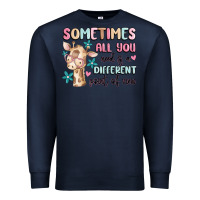 Navy sometimes all you need is a different point of  vi Premium Sweatshirt - MaliasSmallBusiness