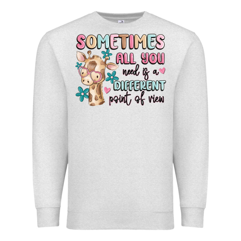 Sometimes All You Need Is A Different Point Of  Vi Premium Sweatshirt by MaliasSmallBusiness | Teevron