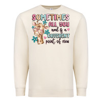 Sandshell sometimes all you need is a different point of  vi Premium Sweatshirt - MaliasSmallBusiness