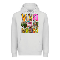 Dove Grey viva mexico mexican coffee cups Premium Hoodie - FaDigitalArtStudio
