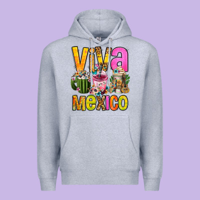 Viva Mexico Mexican Coffee Cups Premium Hoodie Designed By Fadigitalartstudio