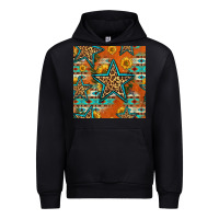 Black western stars seamless pattern Urban Hoodie - HRA Design Shop