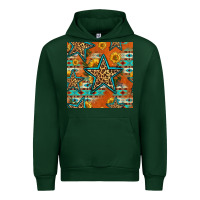 Forest Green western stars seamless pattern Urban Hoodie - HRA Design Shop