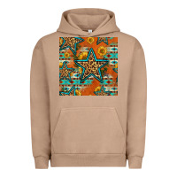 Pigment Burro western stars seamless pattern Urban Hoodie - HRA Design Shop
