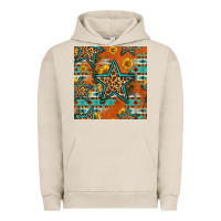 Pigment French Oak western stars seamless pattern Urban Hoodie - HRA Design Shop