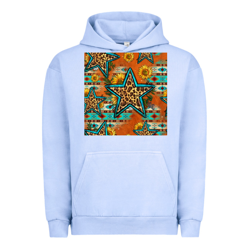 Western Stars Seamless Pattern Urban Hoodie by HRA Design Shop | Teevron