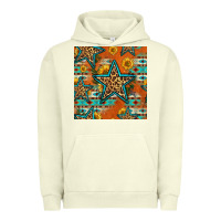 Pigment Pistachio western stars seamless pattern Urban Hoodie - HRA Design Shop