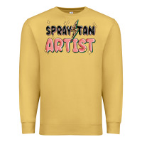 Antique Gold spray tan artist Premium Sweatshirt - MaliasSmallBusiness