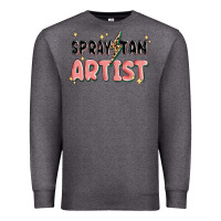 Charcoal Heather spray tan artist Premium Sweatshirt - MaliasSmallBusiness
