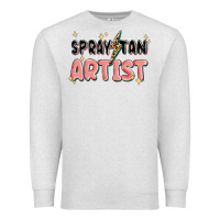 Oatmeal Heather spray tan artist Premium Sweatshirt - MaliasSmallBusiness