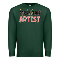 Sports Green spray tan artist Premium Sweatshirt - MaliasSmallBusiness