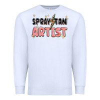 White spray tan artist Premium Sweatshirt - MaliasSmallBusiness