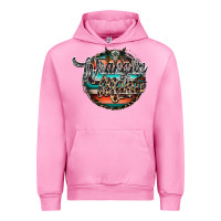 Fuchsia Pink wranglinn mama Urban Hoodie - RacoonDesign