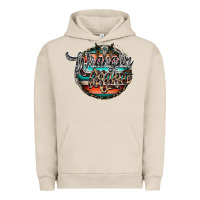 Pigment French Oak wranglinn mama Urban Hoodie - RacoonDesign