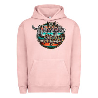 Pigment Salmon wranglinn mama Urban Hoodie - RacoonDesign