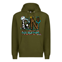 Army Green rn nurse Premium Hoodie - CowhideDigitalArt