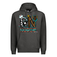 Charcoal Heather rn nurse Premium Hoodie - CowhideDigitalArt