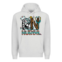 Dove Grey rn nurse Premium Hoodie - CowhideDigitalArt