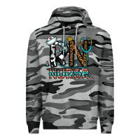 Slate Camo rn nurse Premium Hoodie - CowhideDigitalArt