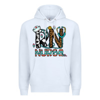 White rn nurse Premium Hoodie - CowhideDigitalArt