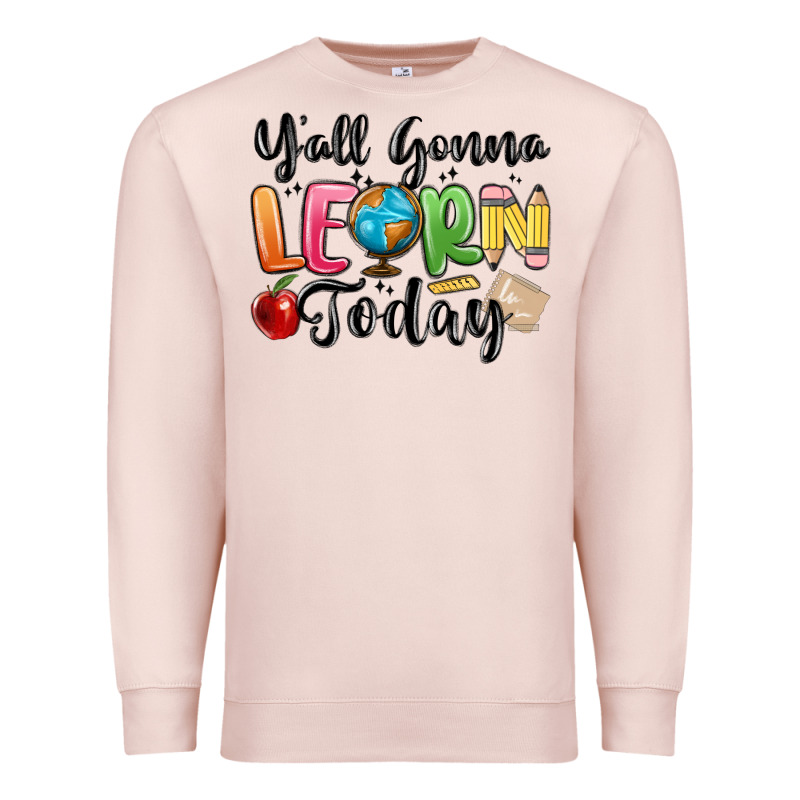 Yall Gonna Learn Today Premium Sweatshirt by MaliasSmallBusiness | Teevron