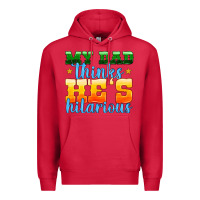 Cardinal my dad thinks he is hilarious Premium Hoodie - HRA Design Shop