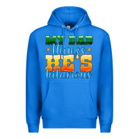True Royal my dad thinks he is hilarious Premium Hoodie - HRA Design Shop