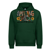 Forest Green amazing grace how sweet the sound Urban Hoodie - RacoonDesign