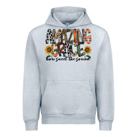 Heather Grey amazing grace how sweet the sound Urban Hoodie - RacoonDesign