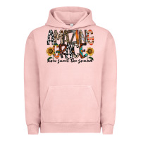 Pigment Salmon amazing grace how sweet the sound Urban Hoodie - RacoonDesign