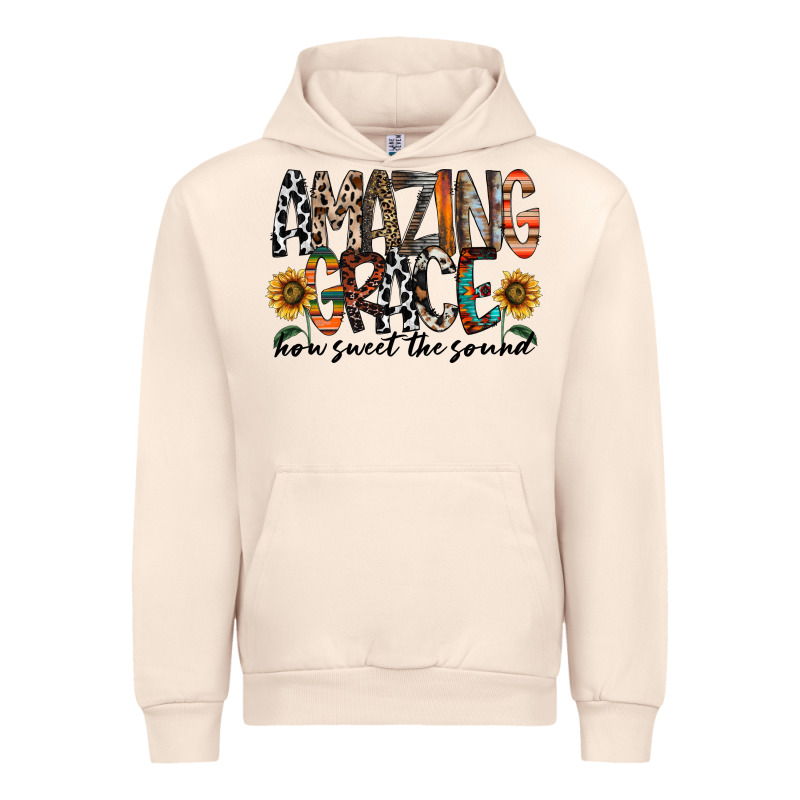 Amazing Grace How Sweet The Sound Urban Hoodie by RacoonDesign | Teevron
