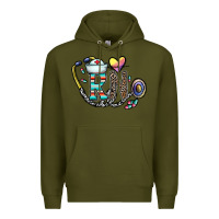 Army Green Rn Premium Hoodie - CowhideDigitalArt