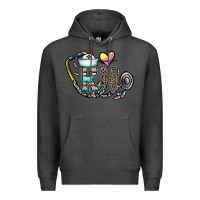 Charcoal Heather Rn Premium Hoodie - CowhideDigitalArt