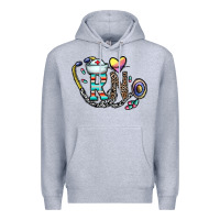 Heather Grey Rn Premium Hoodie - CowhideDigitalArt
