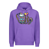 Purple Rn Premium Hoodie - CowhideDigitalArt