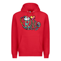 Red Rn Premium Hoodie - CowhideDigitalArt