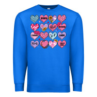True Royal valentines candy hearts Premium Sweatshirt - MaliasSmallBusiness