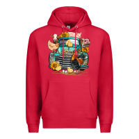 Cardinal farm truck farm animals Premium Hoodie - FaDigitalArtStudio