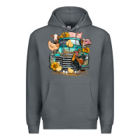 Rock farm truck farm animals Premium Hoodie - FaDigitalArtStudio