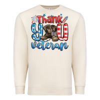 Sandshell thank you veteran Premium Sweatshirt - MaliasSmallBusiness
