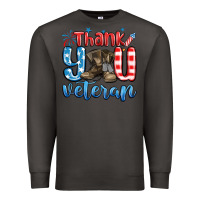 Smoke thank you veteran Premium Sweatshirt - MaliasSmallBusiness