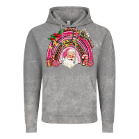 Cloud Rock pink christmas rainbow Vintage Hoodie - AdoDesignShop