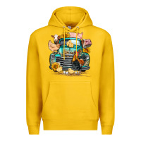 Lemon farm truck farm animals Premium Hoodie - FaDigitalArtStudio