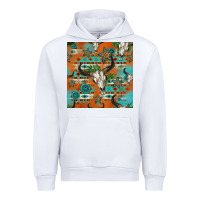 White western bull skull seamless pattern Urban Hoodie - HRA Design Shop