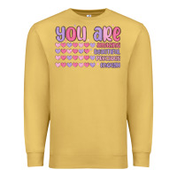Antique Gold you are valentine Premium Sweatshirt - MaliasSmallBusiness