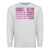 Dove Grey you are valentine Premium Sweatshirt - MaliasSmallBusiness