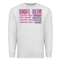 Oatmeal Heather you are valentine Premium Sweatshirt - MaliasSmallBusiness