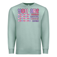 Seafoam you are valentine Premium Sweatshirt - MaliasSmallBusiness