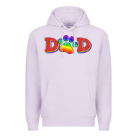 Lilac lgbtq dad and paw Premium Hoodie - HRA Design Shop